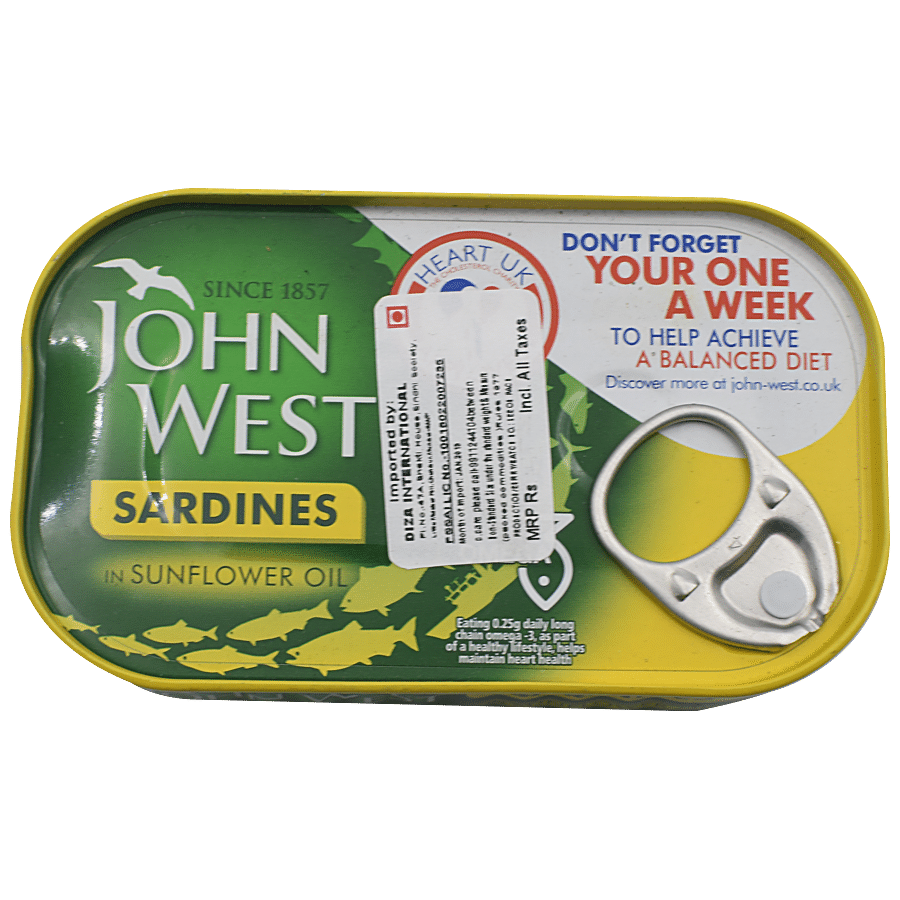 John West Sardines - In Sunflower Oil