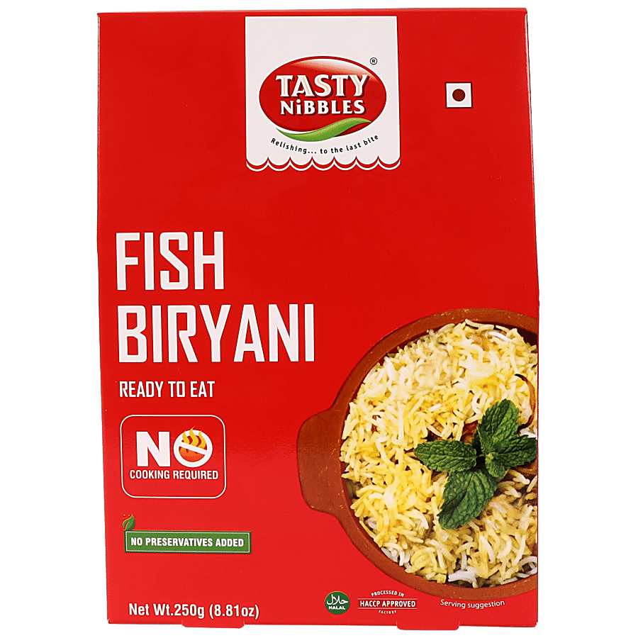 Tasty Nibbles Fish Biryani - Ready To Eat