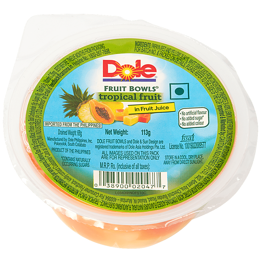 DOLE Tropical Fruit Bowls - Papaya