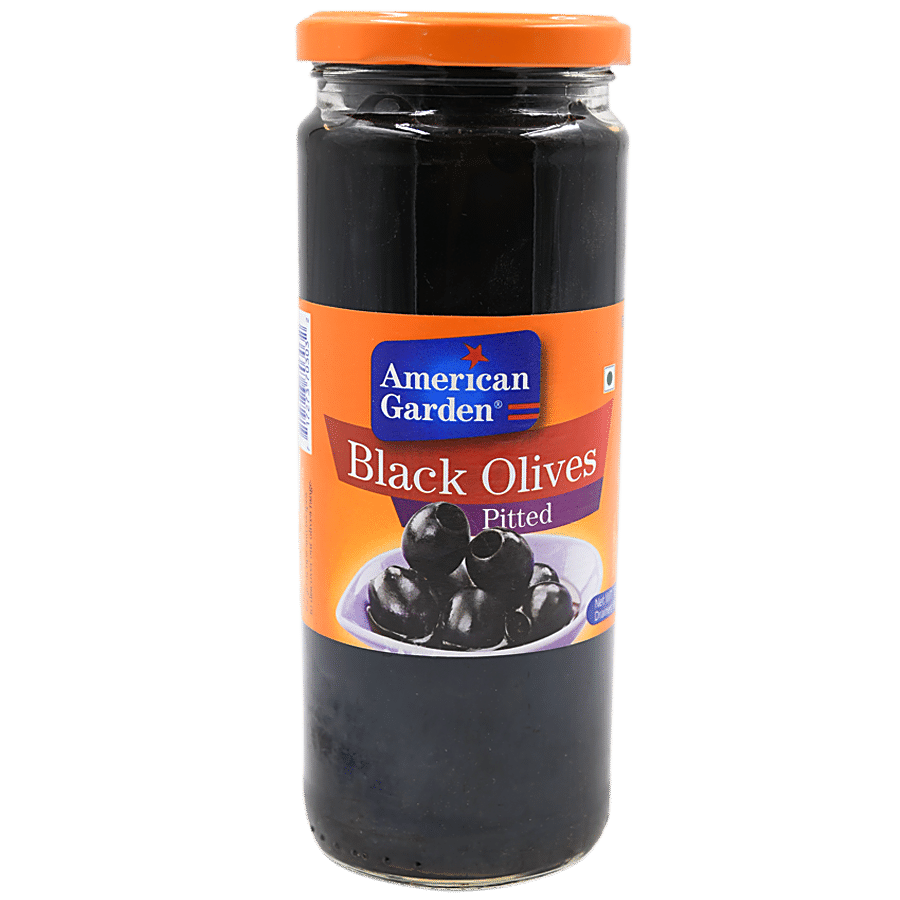 American Garden Olives Pitted - Black