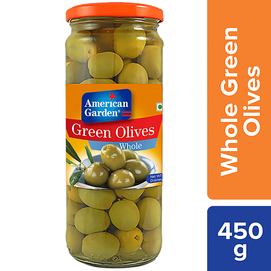 American Garden Olives Whole - Green