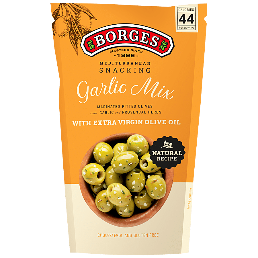 BORGES Garlic Mix Olives