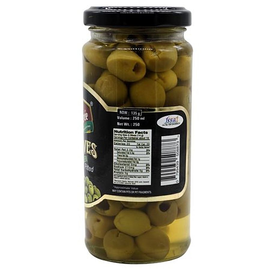 Entree Pitted Green Olives