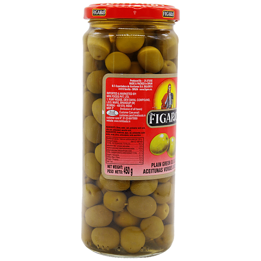 Figaro Plain Green Olives