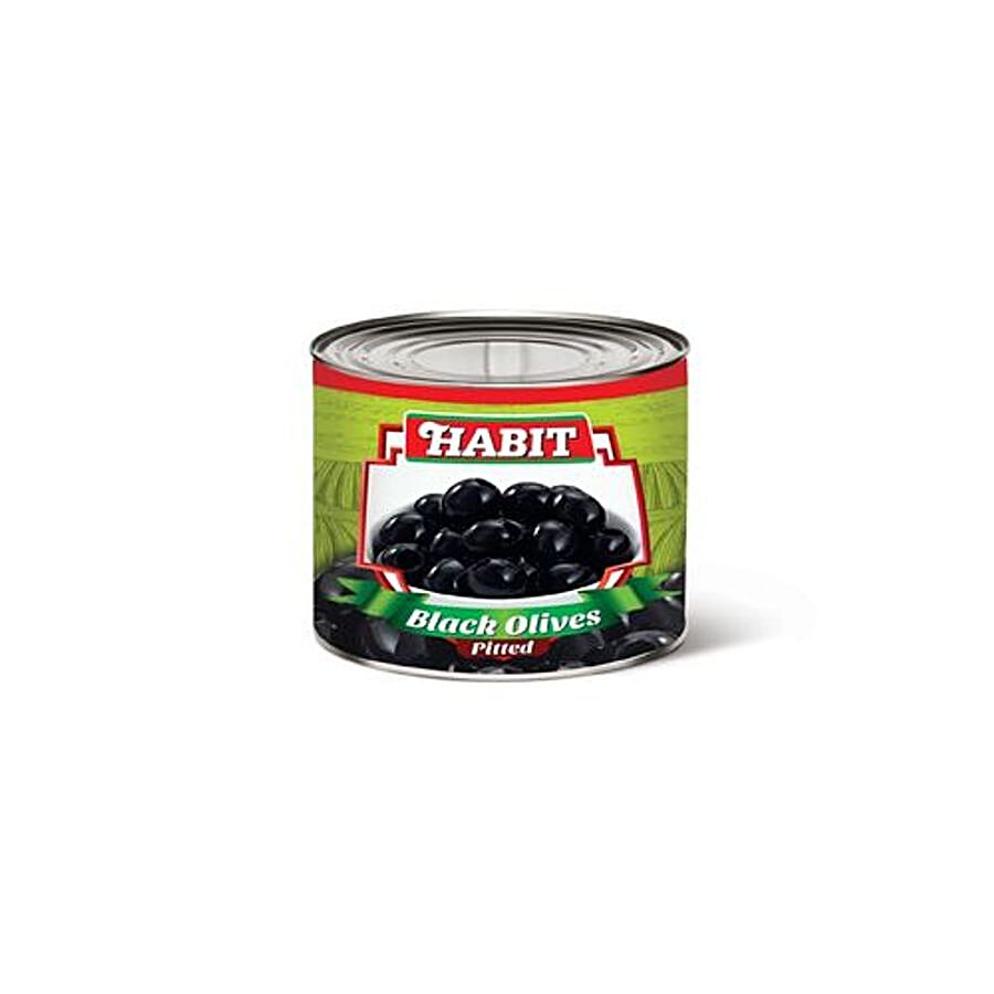 Habit Black Olives - Pitted