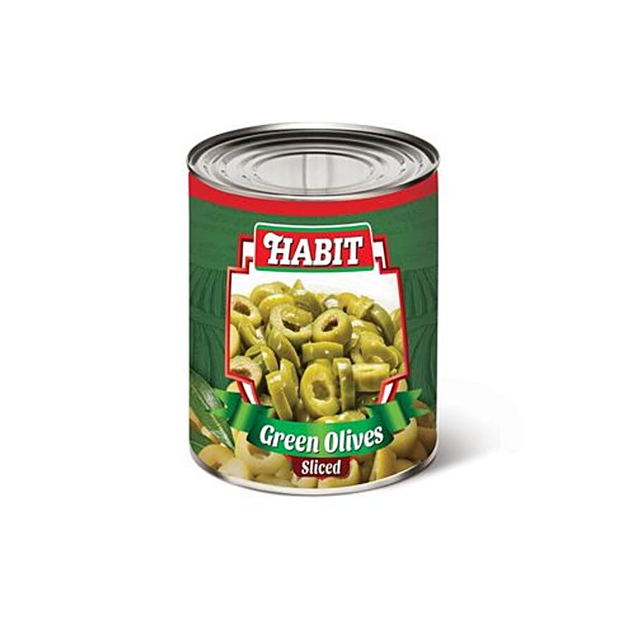 Habit Green Olives - Sliced