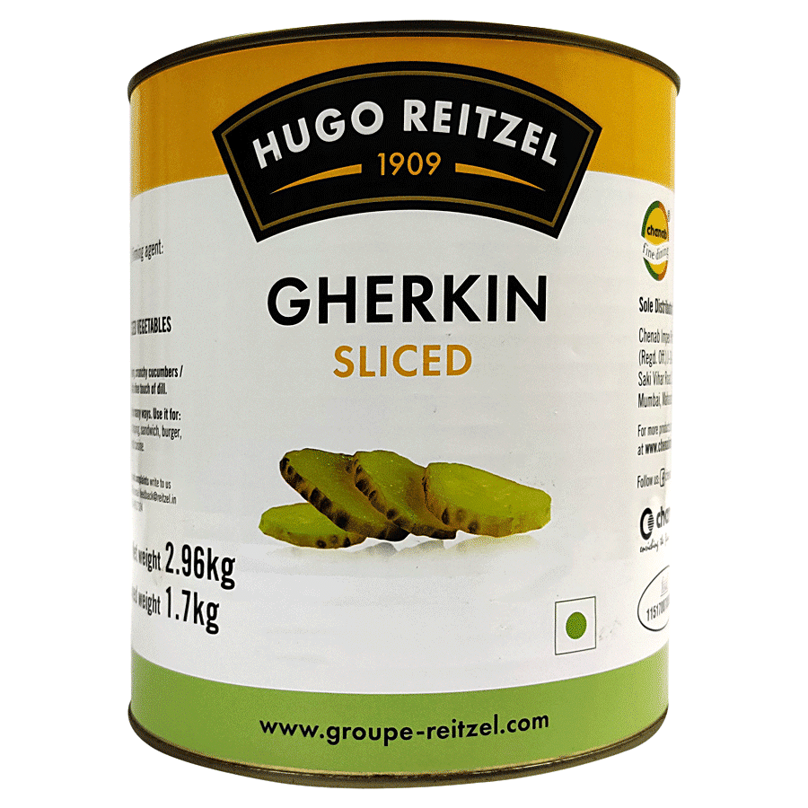 Hugo Reitzel  Sliced Gherkins