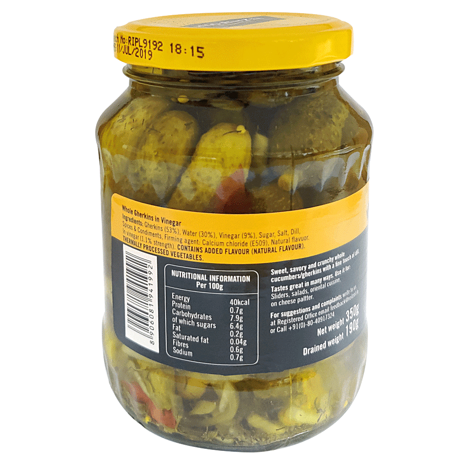 Hugo Reitzel  Sweet & Sour Gherkins