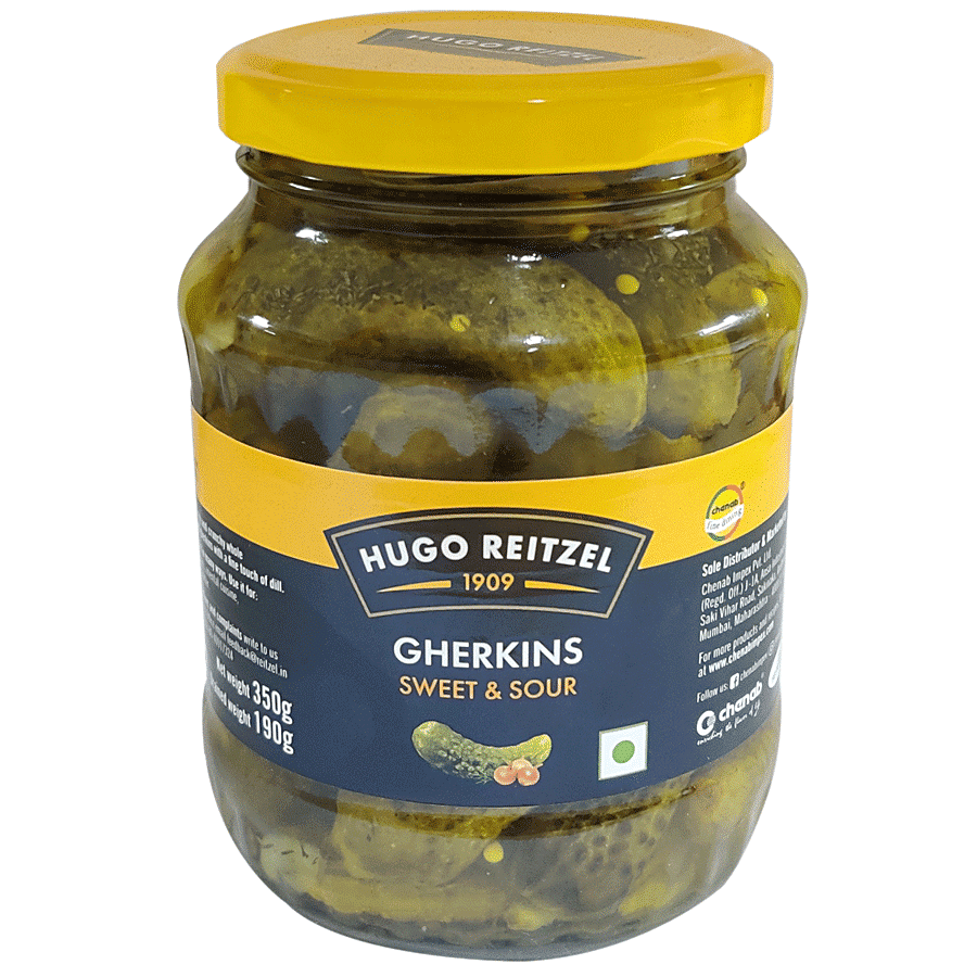 Hugo Reitzel  Sweet & Sour Gherkins