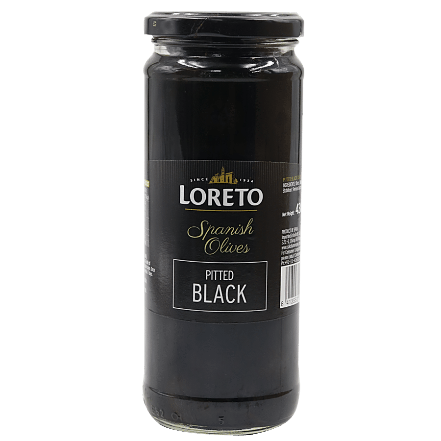 Loreto Spanish Olives - Pitted Black