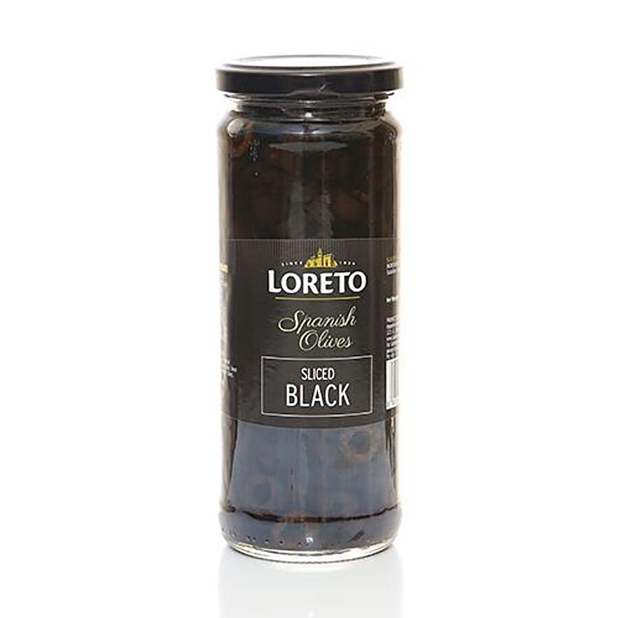 Loreto Spanish Olives - Sliced Black