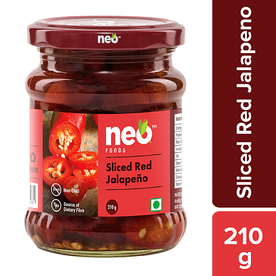 Neo Sliced Red Jalapeno