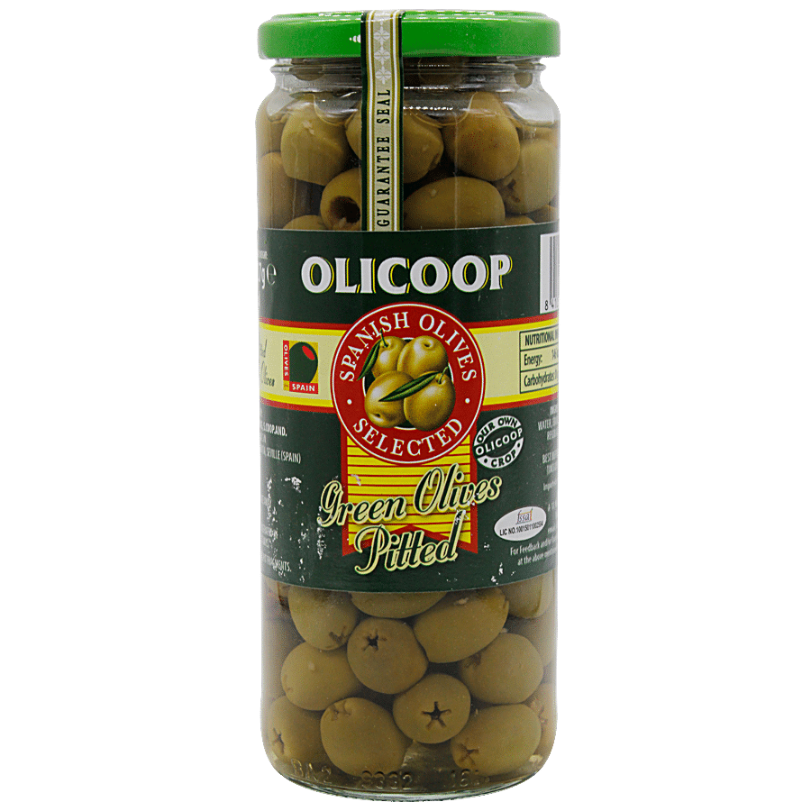 Olicoop Green Pitted Olives