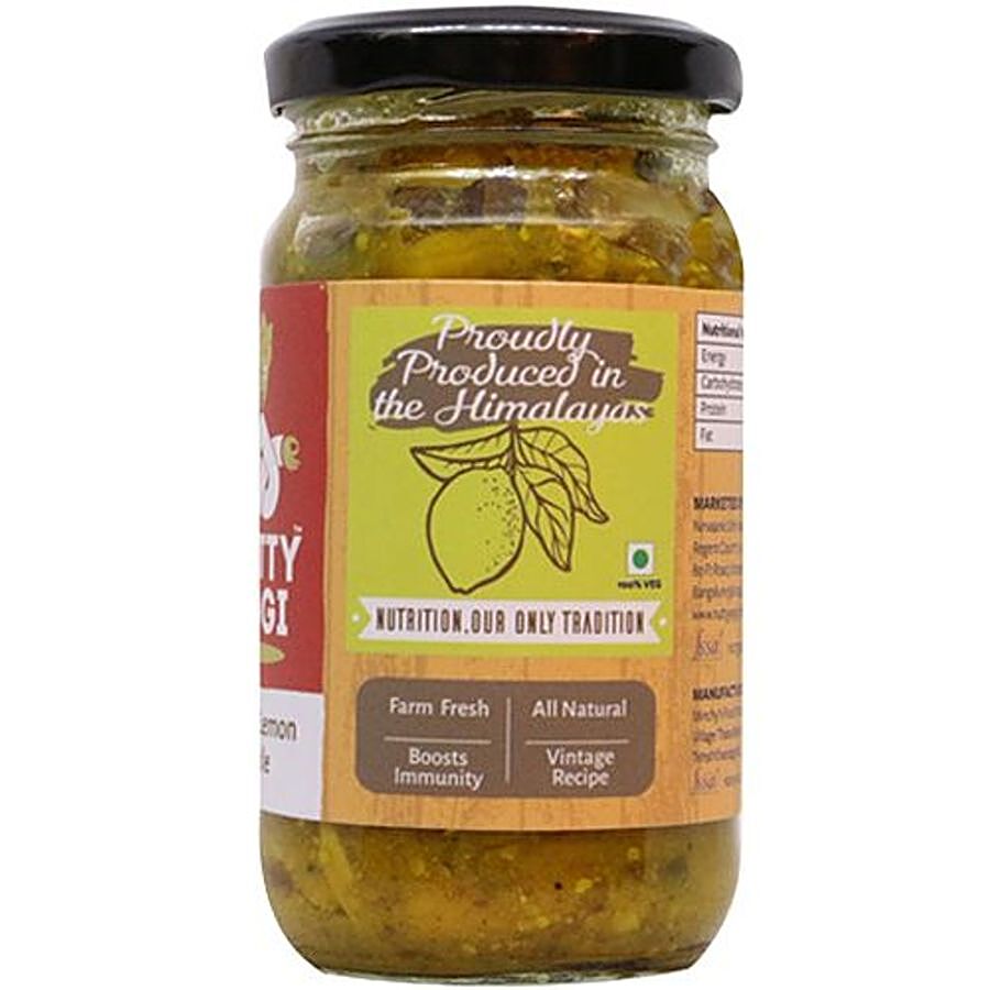 Nutty Yogi Ginger Lemon Pickle