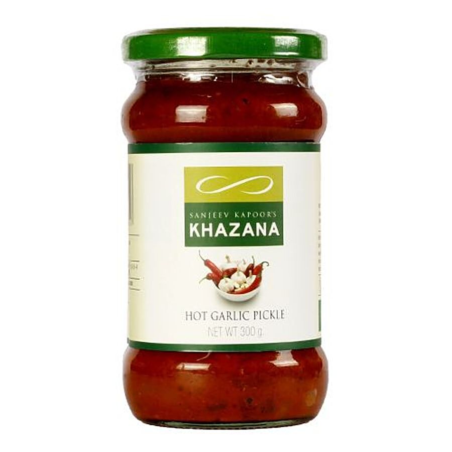 Sanjeev Kapoors Khazana Pickle - Hot Garlic