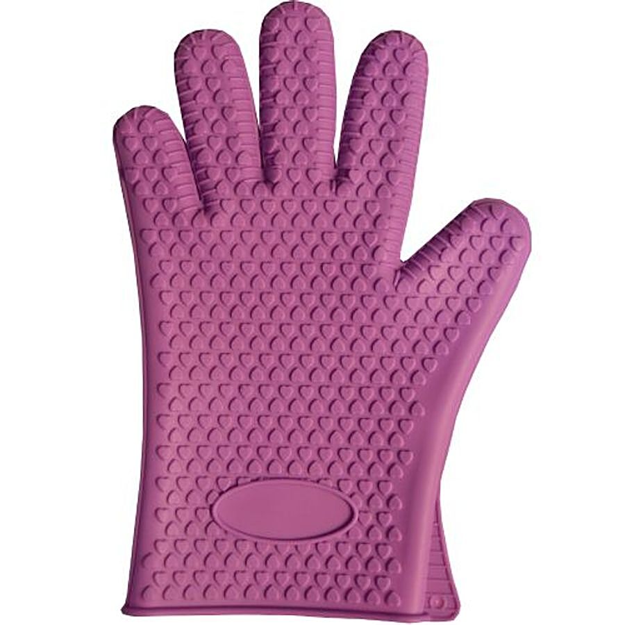 DP Silicon Heat Resistant Baking Gloves - Purple BB125