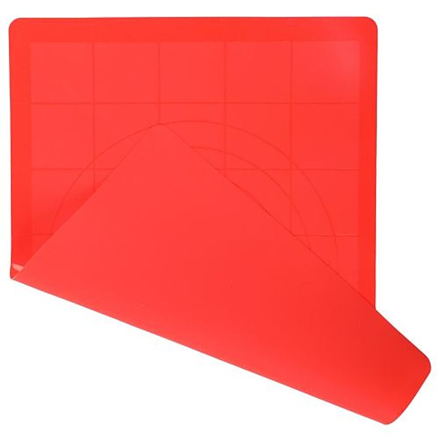 DP Silicone Cake/Bowl Size Measuring Mat - Red BB 143