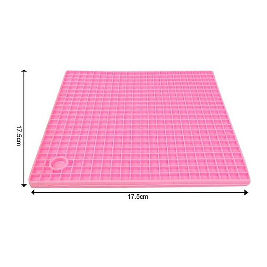 DP Silicone Heat Mat For Kitchen & Table - Pink