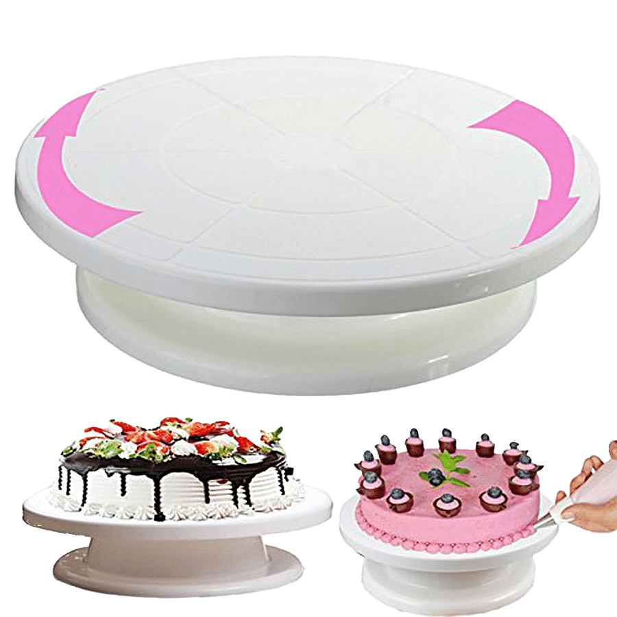 HAZEL Cake Turner Plastic Stand - Round