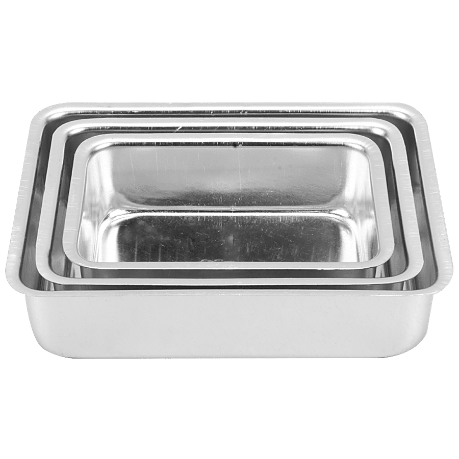 Klassic Aluminium Square Shape Cake Mould