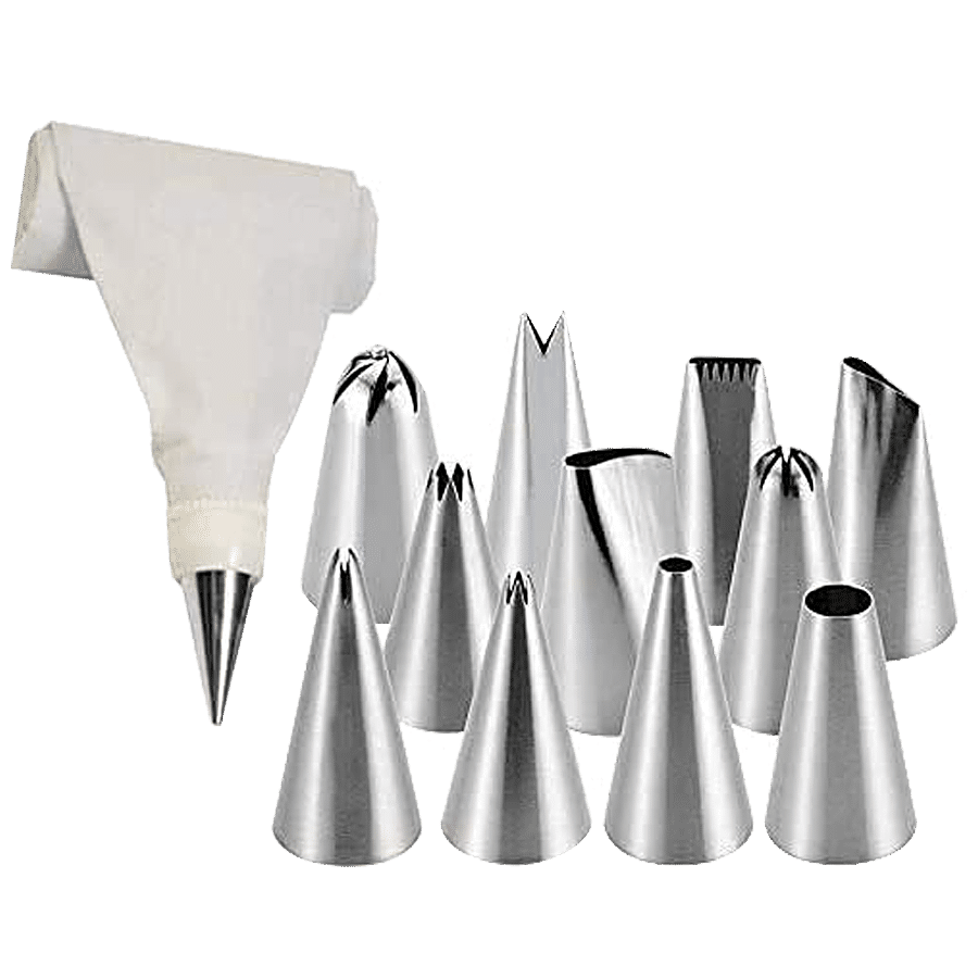 Klassic Piping Blue Bag Tips With Steel Nozzles