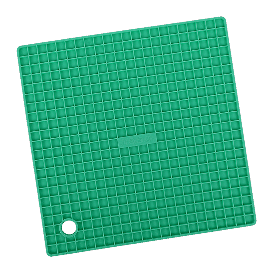 Yongsheng Square Pot Holder & Table Coaster Silicon -  Green