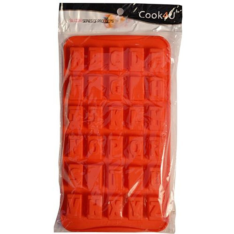 Cook4U Silicon Chocolate/Ice Mould - Alphabetic