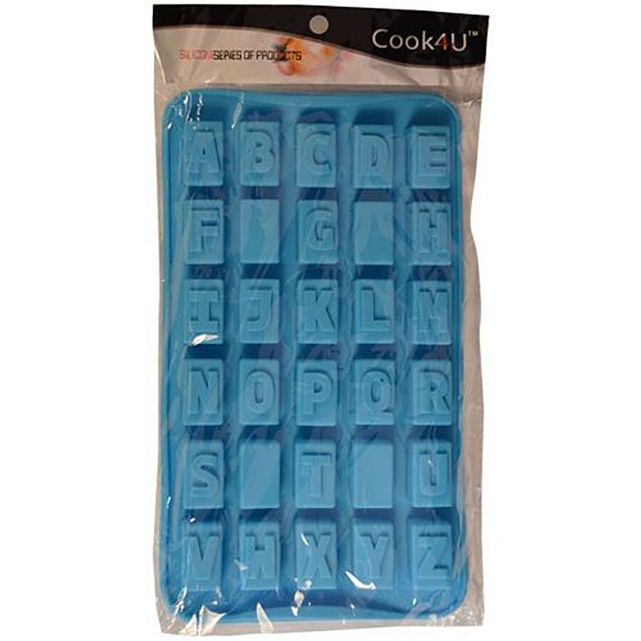 Cook4U Silicon Chocolate/Ice Mould - Alphabetic