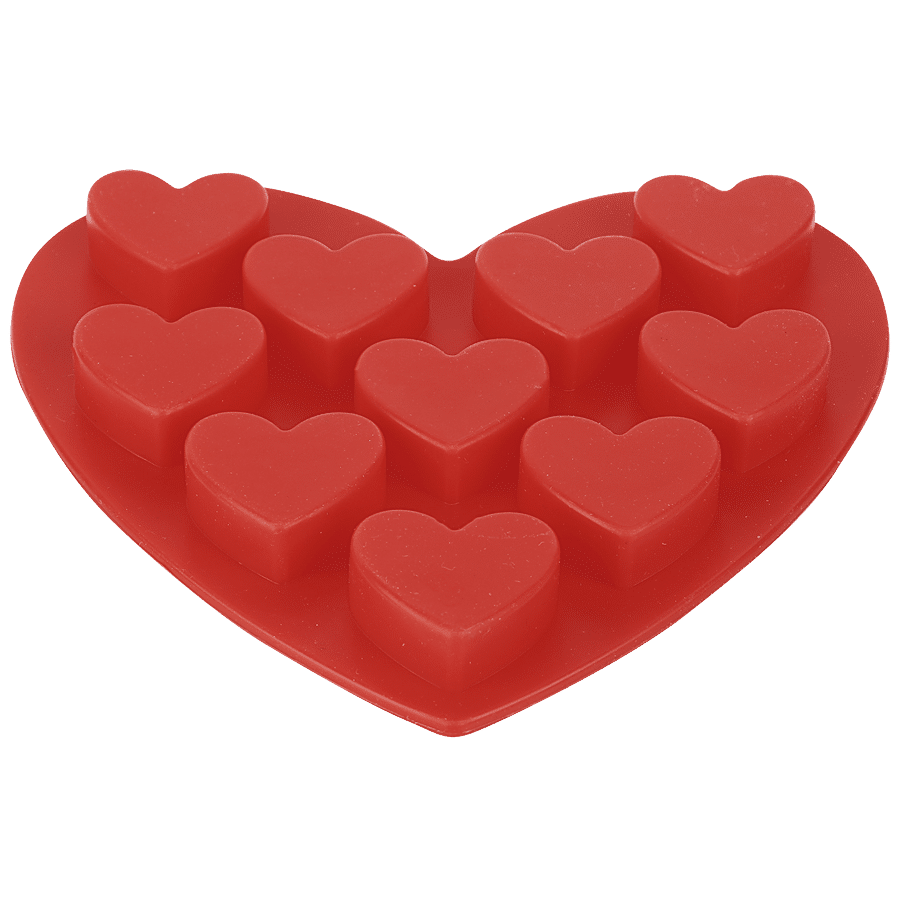 Cook4U Silicon Chocolate/Ice Mould -  Hearts Shape