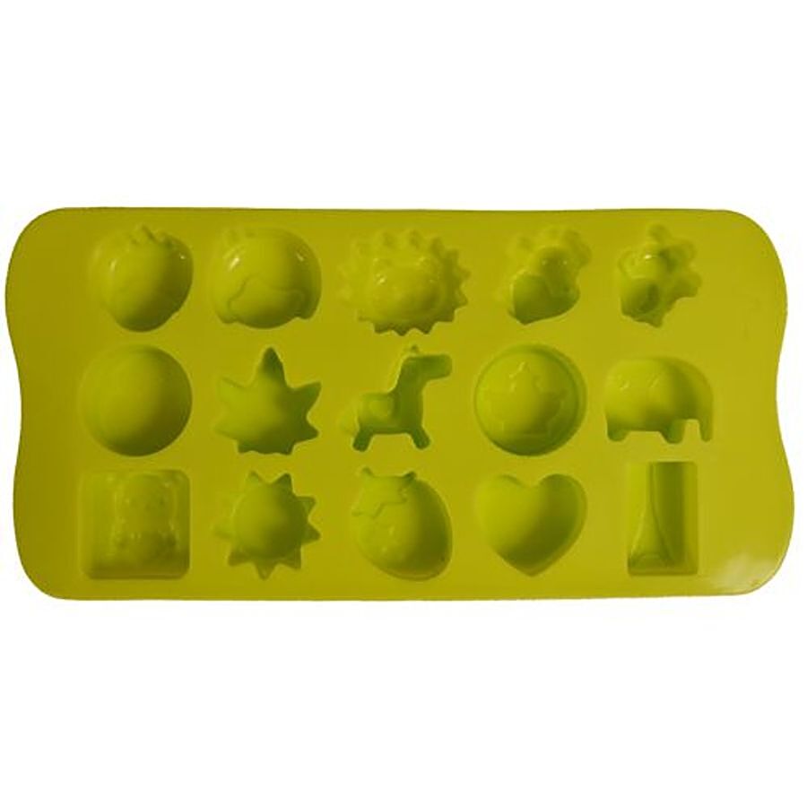 Cook4U Silicon Chocolate/Ice Mould - Multi Shapes