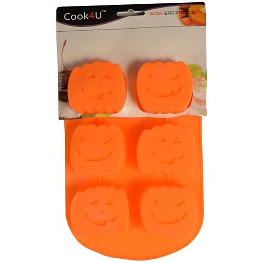 Cook4U Silicon Cup Cake/Muffin Mould - 6 Compartment