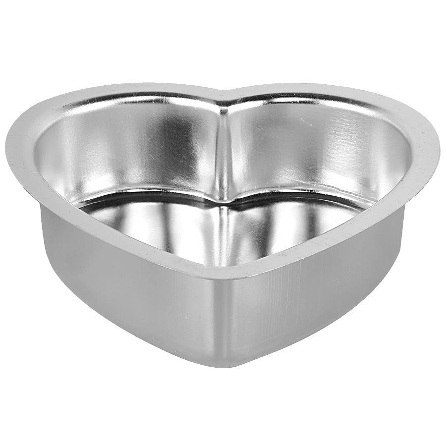 DP Aluminium Heart Shape Cake Mould - For Ovens