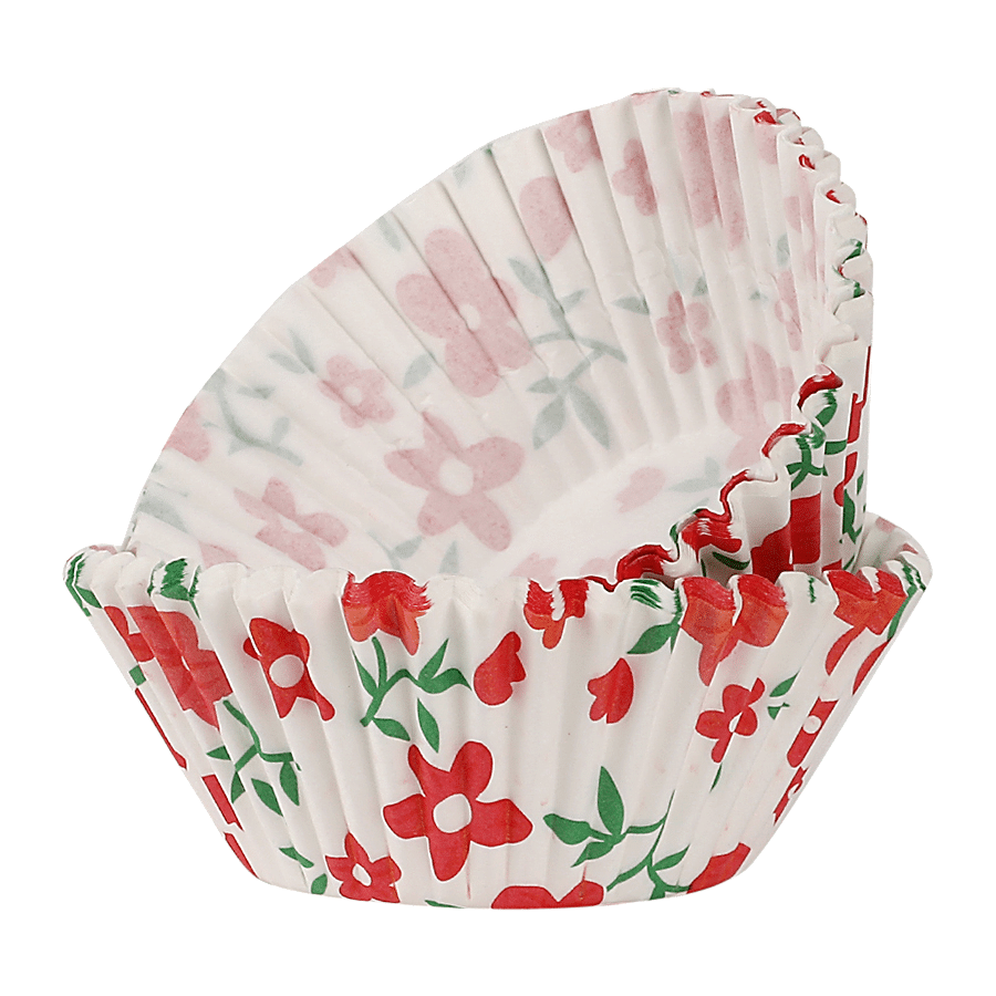 DP Baking Cupcake Paper Moulds - Red & White