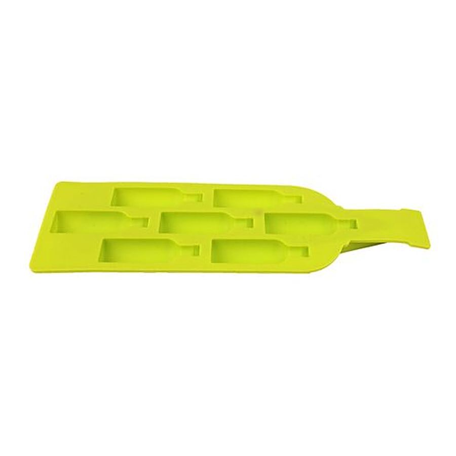 DP Bottle Shaped Silicone Ice Mould Tray - Green