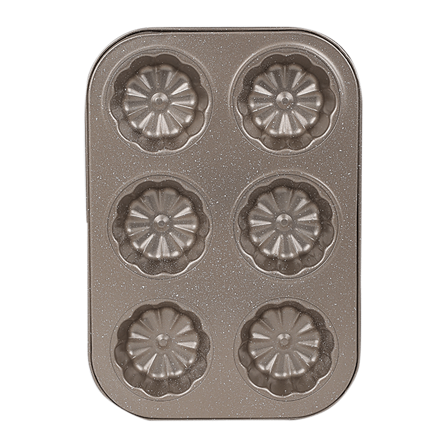 DP Metal Cupcake Mould - Golden