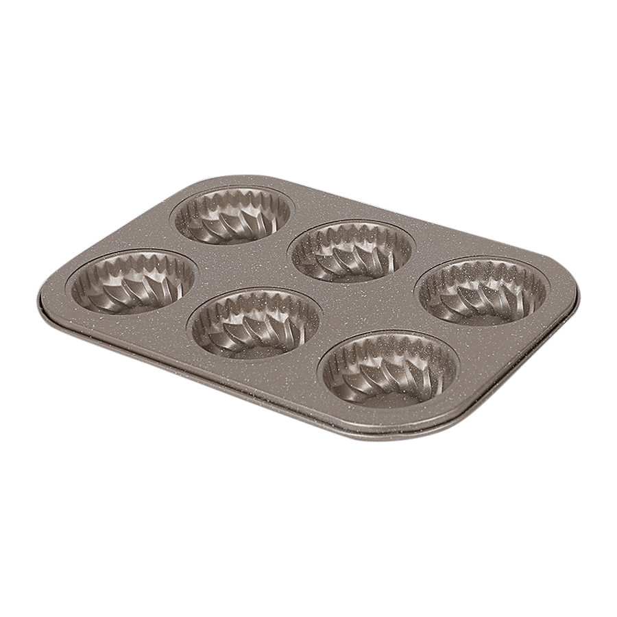 DP Metal Cupcake Mould - Golden