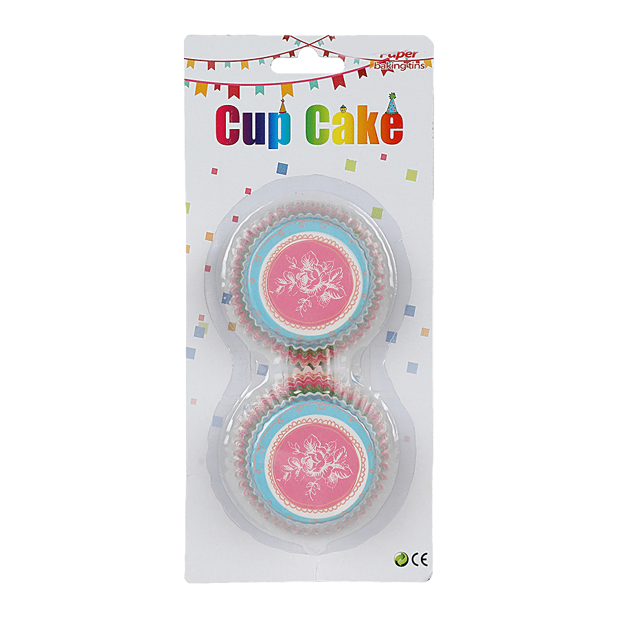 DP Multicoloured Printed Cupcake Moulds - Paper