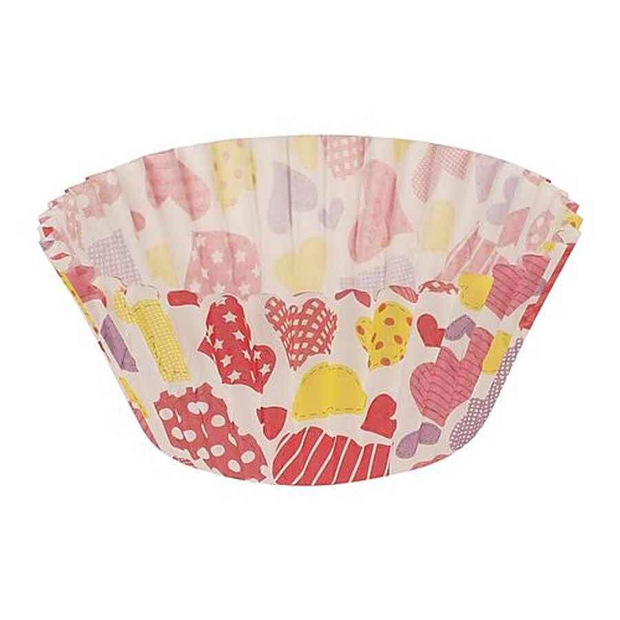 DP Paper Muffin Cups - Heart Printed