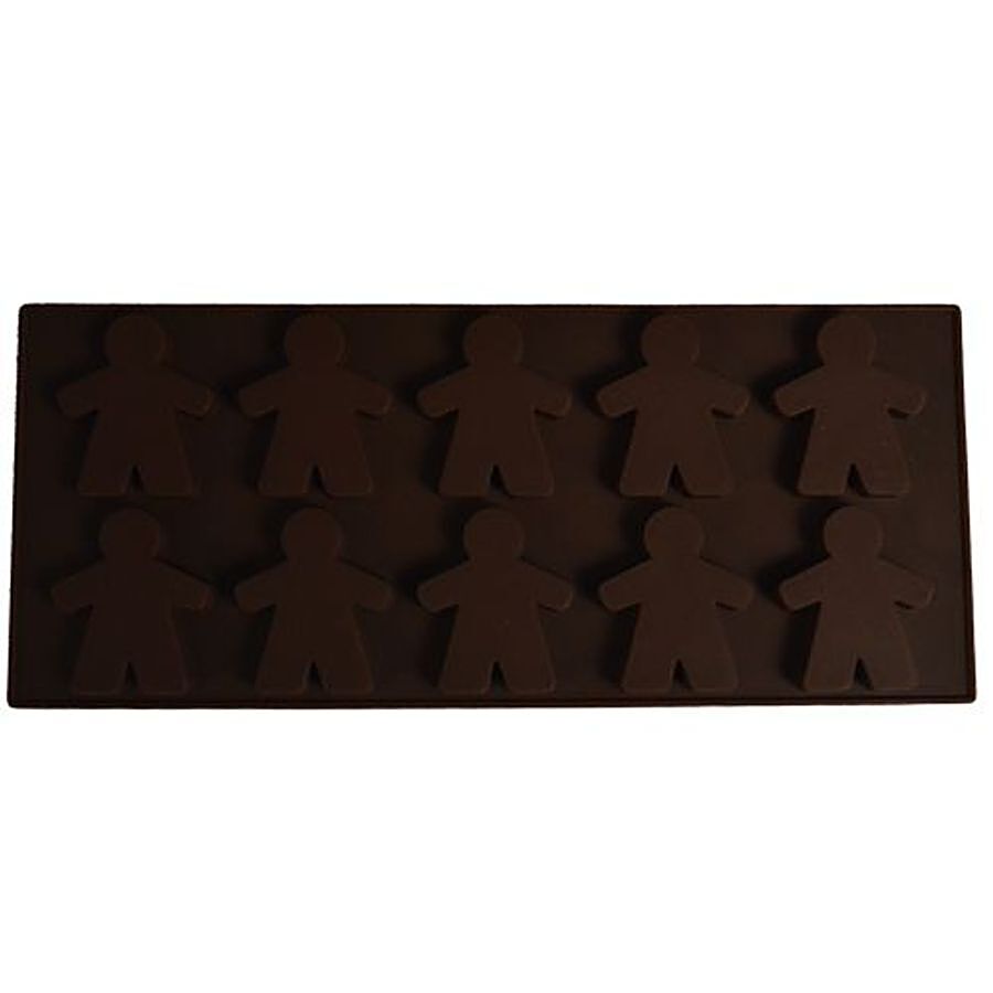 DP Silicon Chocolate Baking Mould - Human Shape Brown