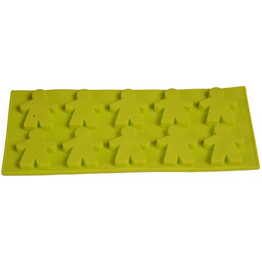 DP Silicon Chocolate Baking Mould - Human Shape Green