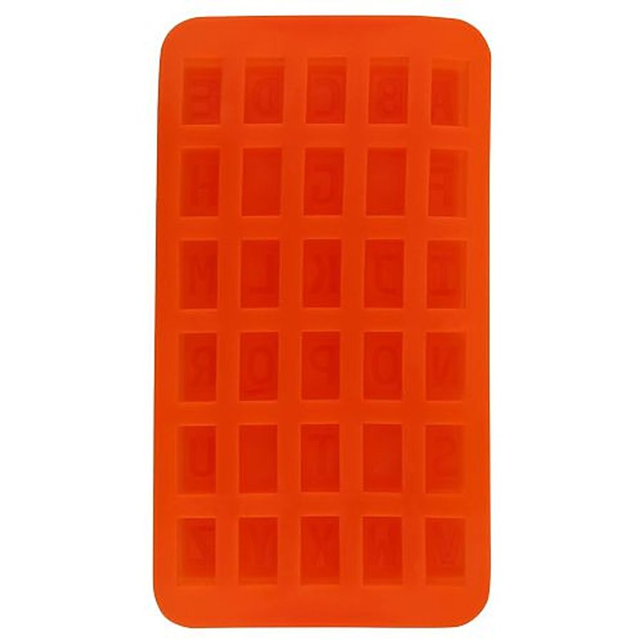 DP Silicon Ice/Chocolate Mould For Baking - Orange BB131