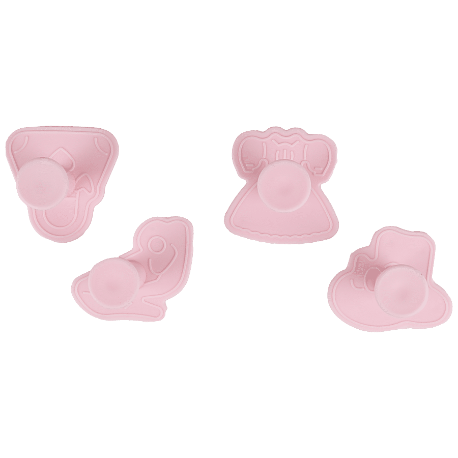 Fackelmann 4 Cookie Presser Set - For Girls