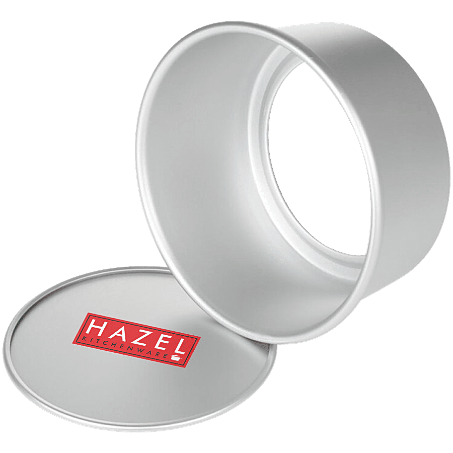 HAZEL Aluminium Cake Mould - Round Shape With Removable Bottom