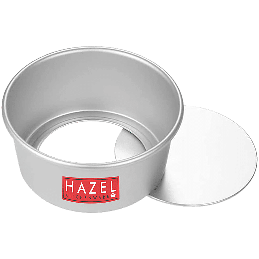 HAZEL Aluminium Cake Mould - Round Shape With Removable Bottom