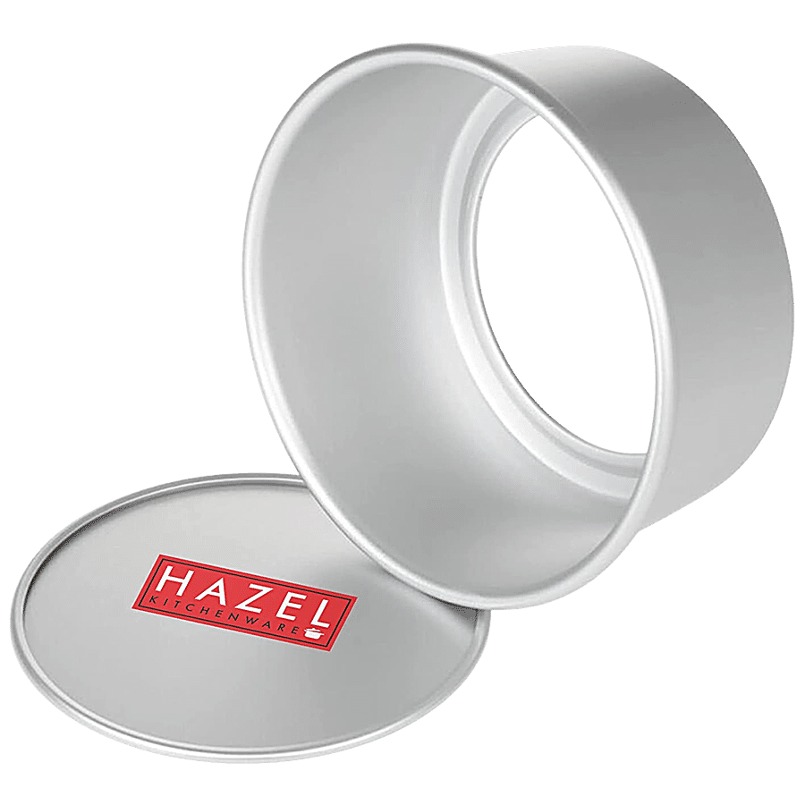 HAZEL Aluminium Cake Mould - Round Shape With Removal Bottom