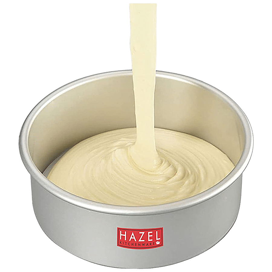 HAZEL Aluminium Cake Mould - Round Shape With Removal Bottom