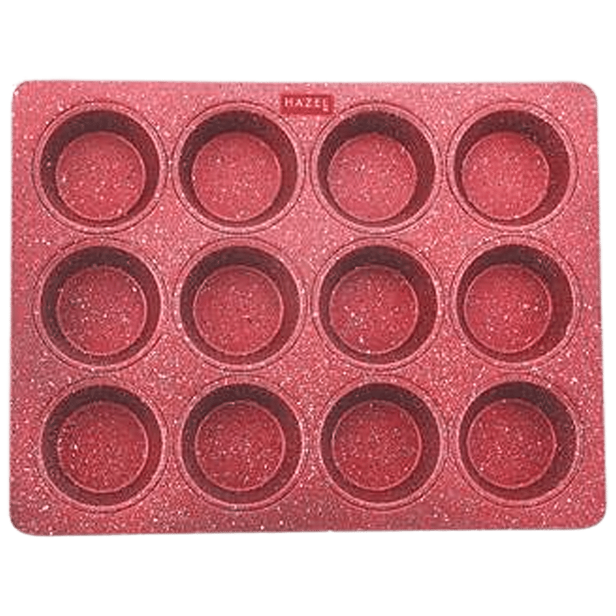 HAZEL Aluminium Cupcake/Muffin Mould - Microwave Safe