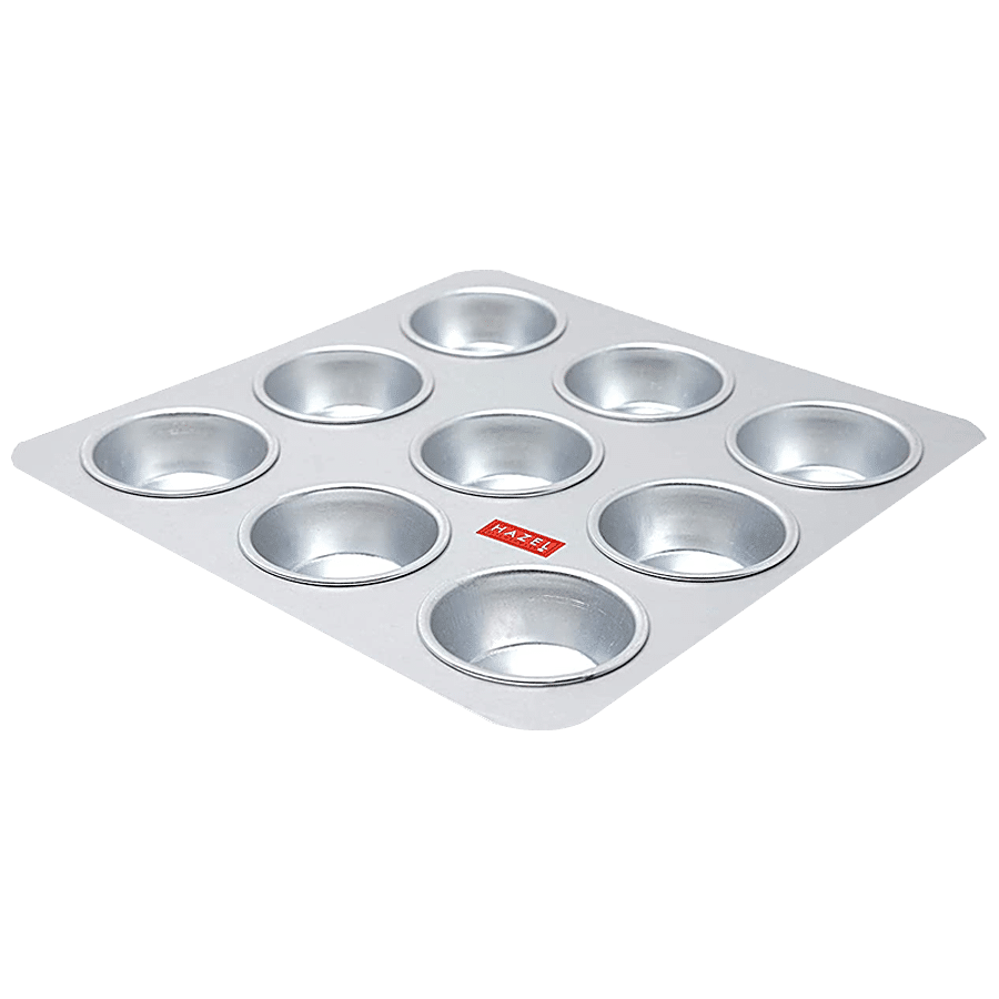 HAZEL Non-Stick 9 Cavity Muffin Tray - Assorted Colour