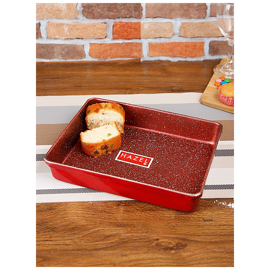 HAZEL Non Stick Pav/Bread Tray -  Aluminium Granite Finish