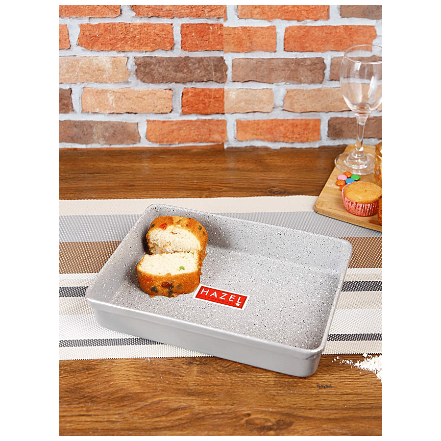 HAZEL Non Stick Pav/Bread Tray -  Aluminium Granite Finish